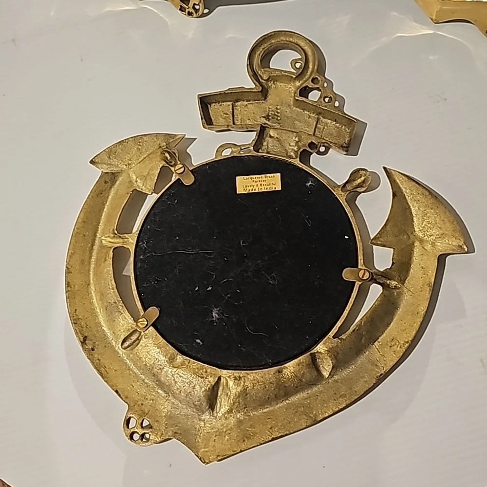 1970 Brass Nautical Anchor ⚓️ Mirror